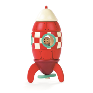 Mala drvena raketa sa magnetima Janod knjizara Mini Mondo