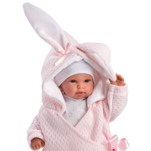 llorens-lutka-Baby-Saco-conejita-rosa