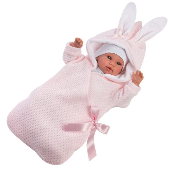 llorens-lutka-Baby-Saco-conejita-rosa